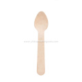 Disposable Wooden Cutlery Spoons Printed